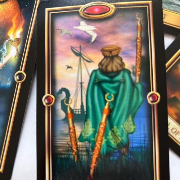 Gilded Tarot by Ciro Marchetti Tarot Deck 78 Cards Divinatory Occult Metaphysics - Picture 7 of 8